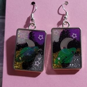 Unique universe earrings